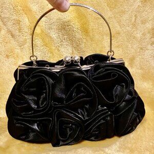 Sleek Black Clutch Bag For Parties